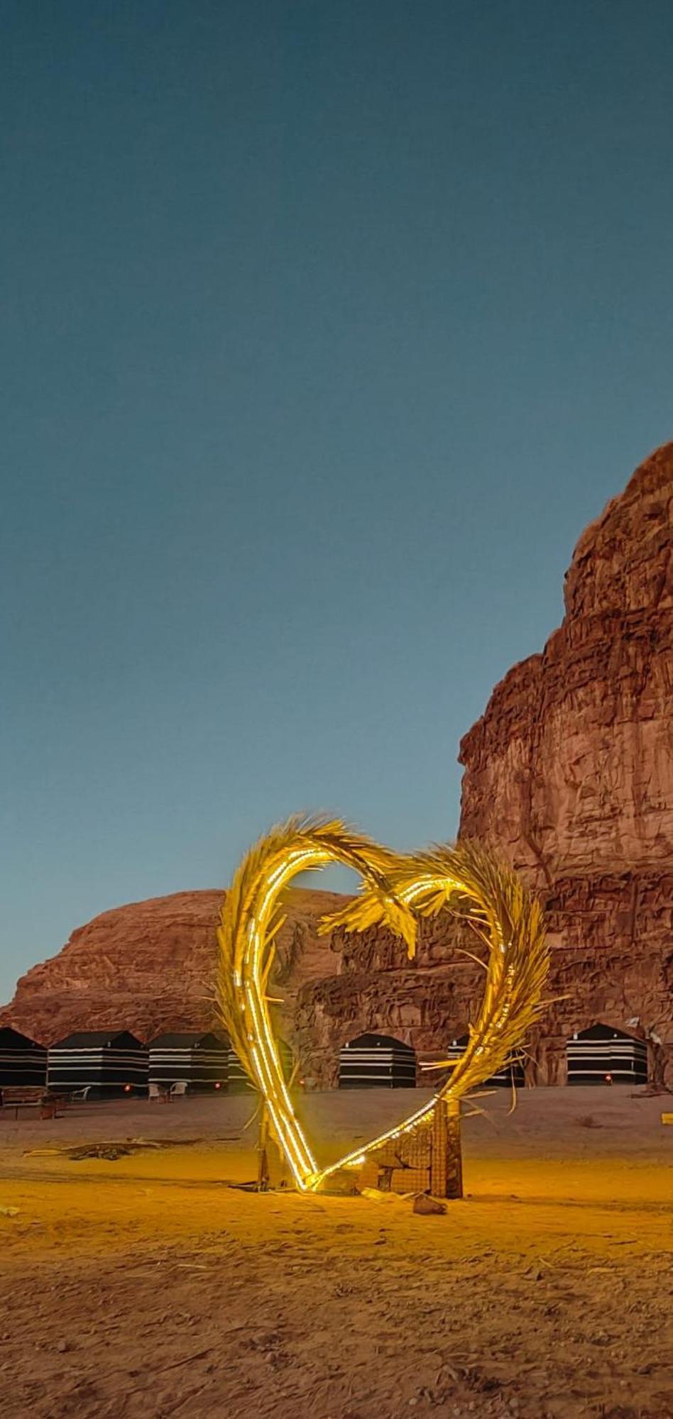 Wadi Rum Desert Heart Camp Ngoại thất bức ảnh